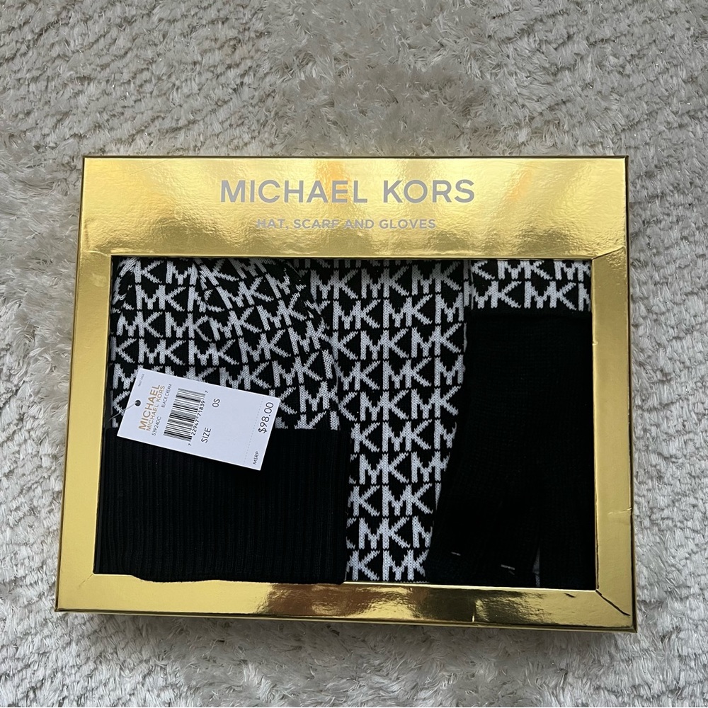Michael Kors Hat, Scarf, and Gloves
